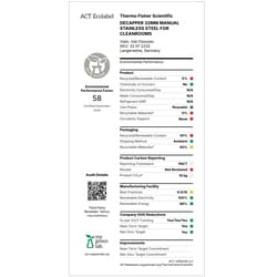 Fisherbrand Stainless Steel Manual Decapper for clean room 32 mm | Buy Online | Fisher Scientific